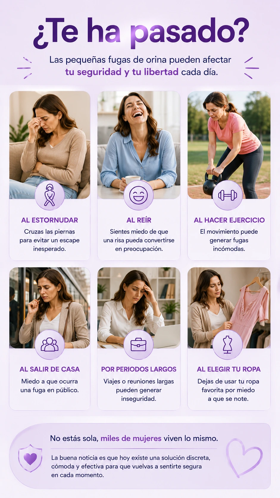 Beneficios Panty Seguridad Femenina